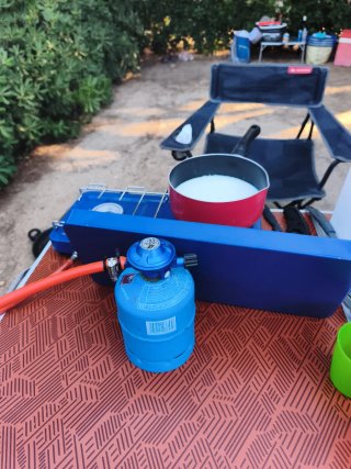 Cucina a Gas da Campeggio Blu