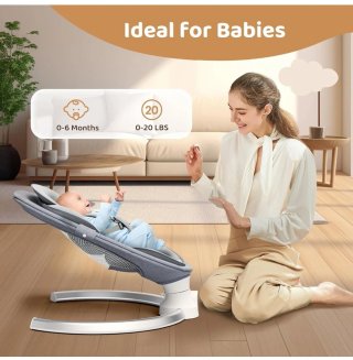 Mecedora Eléctrica Bebé Bluetooth + Mando