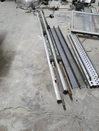 Lote perfiles aluminio estructural