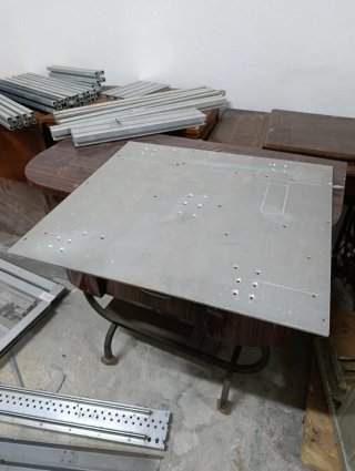 Lote perfiles aluminio estructural