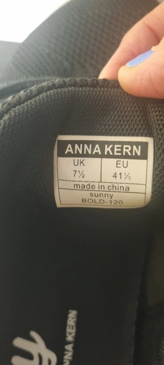 Zapatillas ANNA KERN baile latino negras