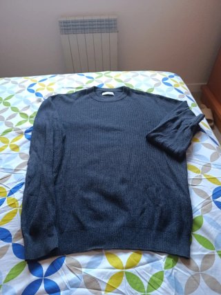 Jersey de invierno gris oscuro
