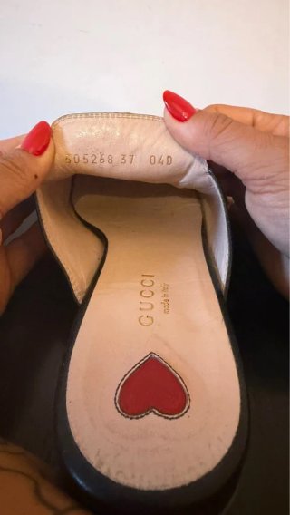 Mocassini Gucci Princetown Pelle Ricami Stelle Ape
