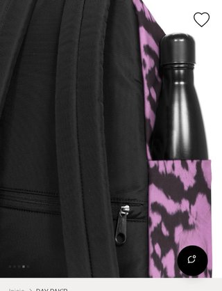 Mochila Eastpak estampado malva