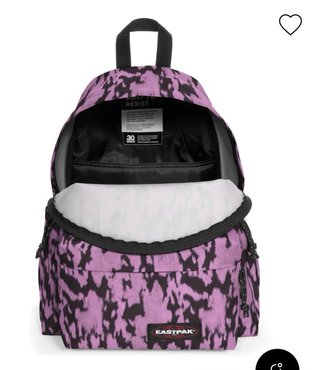 Mochila Eastpak estampado malva