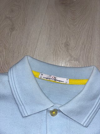 Polo Carolina Herrera manga larga azul