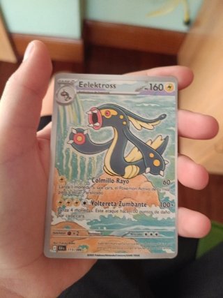 Eelektross Fase 2 Carta Pokémon Español 115/086