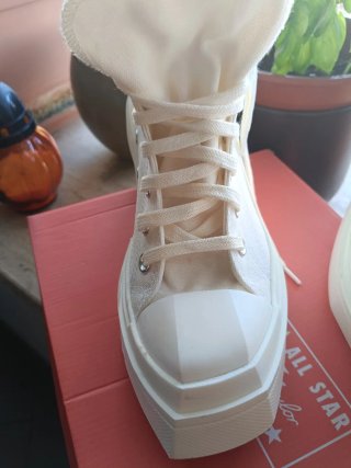 Converse platform sneakers bianche