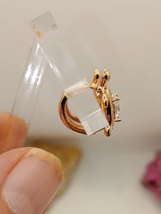 Pendientes Tortuga Xuping Oro Laminado