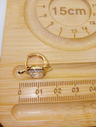 Pendientes Tortuga Xuping Oro Laminado