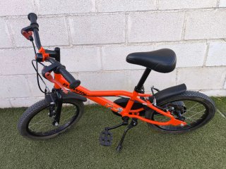 Bicicleta Btwin 16 Naranja