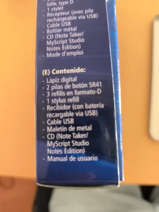 Lápiz Digital Staedtler Azul + Cable