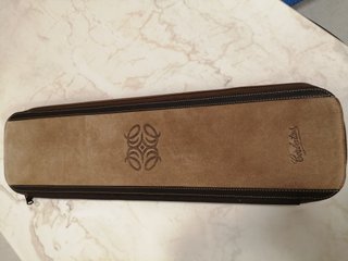 Funda para corbatas de cuero