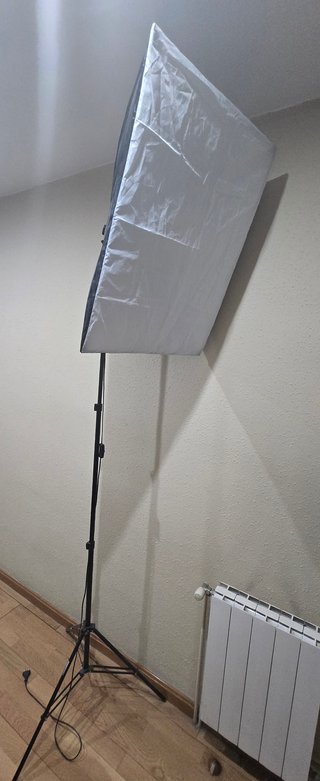 2 Softbox + Trípode + Luz Fotografía