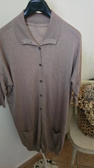 Cardigan beige/marrone Cashmere, lana,viscosa