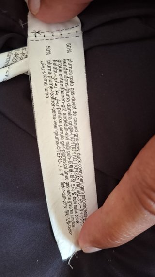 Plumífero Zara Kids Negro Talla 11-12 Años