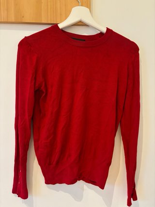 Jersey Zara Rojo Mujer nuevo