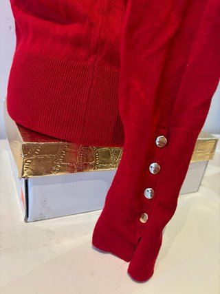 Jersey Zara Rojo Mujer nuevo