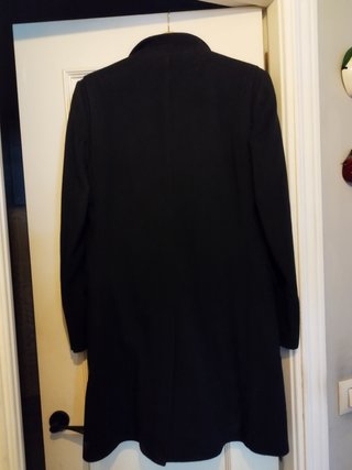 Abrigo Negro Zara Talla M