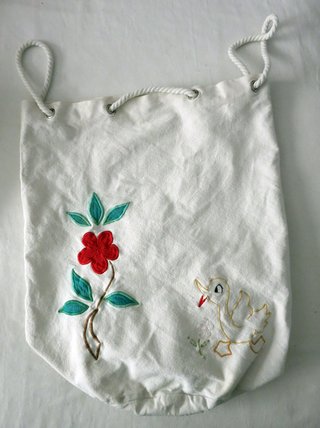 Bolsa petate bordada