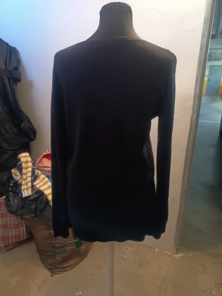 Jersey negro manga larga