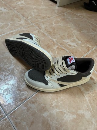 Air Jordan 1 Low x Travis Scott Marrón/Blanco