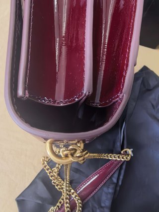 Bolso YSL Sunset Charol Rojo