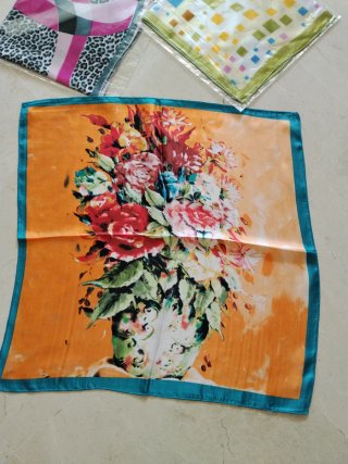 Lote 3 pañuelos/bandanas 50x50 cm