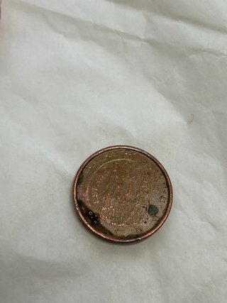 Moneda 1 céntimo euro 1999 con error