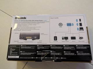 Router Modem D-Link DSL-3782 Wireless