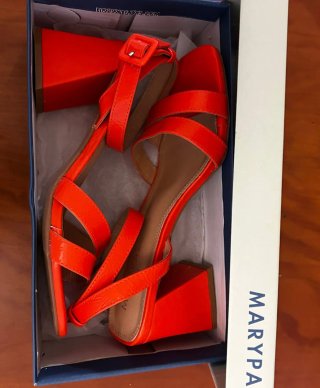 Sandalias Marypaz Naranja Talla 39