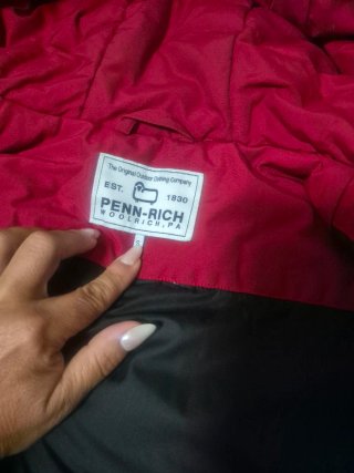 Giubbino Woolrich rosso