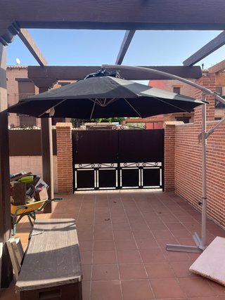 Pérgola de metal