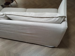 Sofá backsalen Ikea beige tela