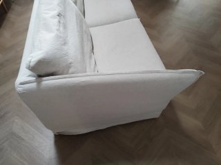 Sofá backsalen Ikea beige tela