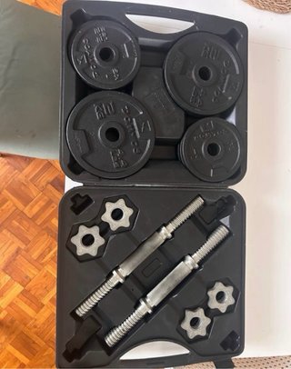 Maletín Mancuernas Decathlon 20kg