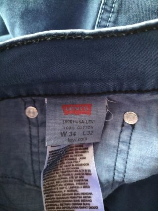 Pantalón de hombre azul Levis