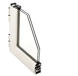 Puerta aluminio cristal 90x210, V40, NUEVA