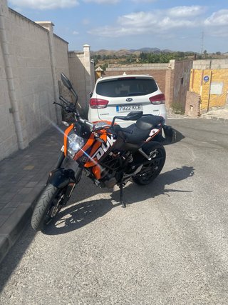KTM Duke 125 2013 Naranja/Negra