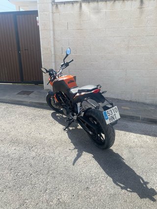 KTM Duke 125 2013 Naranja/Negra