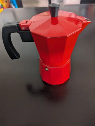 Cafeteira Moka 6 pessoas Vermelha