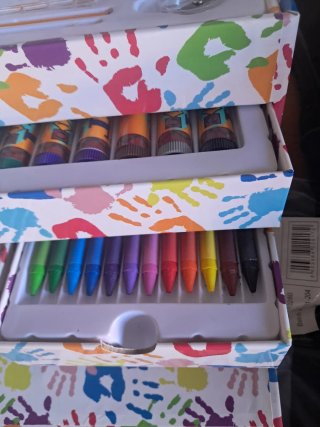Bauletto scuola multicolor impronte