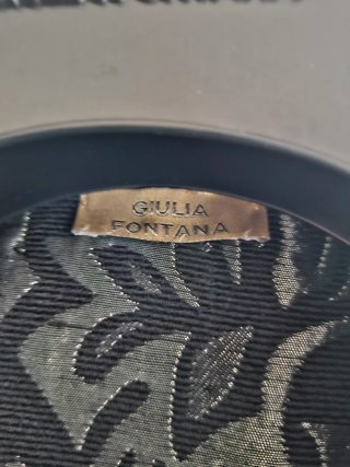 Cappottino GIULIA FONTANA nero/grigio Tg M