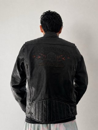 Chaqueta Cuero Harley-Davidson Talla M