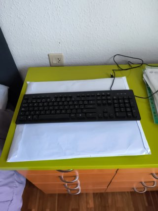 Teclado ordenador negro