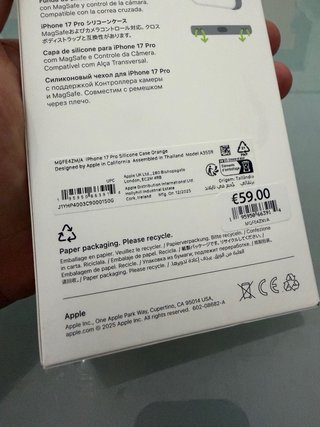 Cover MagSafe Apple Iphone 17 pro
