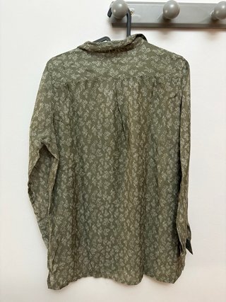 Camisa Zara Verde Oliva Talla M