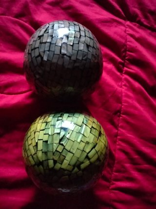 Bolas decorativas mosaico