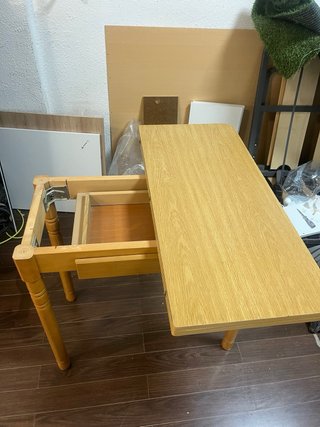 Mesa de madera para cocina