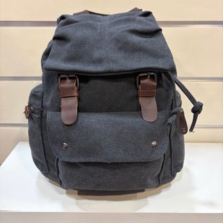 Mochila Nueva de Lona ultra resistente y Piel!!